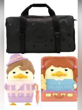POP MART DUCKOO BUNDLE- DUCKOO Gym Bag and 2 figures
